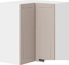 Шкаф навесной Трия Лорас 1В6УП (белый/холст латте)