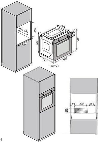 Электрический духовой шкаф ZorG Technology BEEC10 (белый)