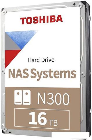 Жесткий диск Toshiba N300 16TB HDWG31GUZSVA
