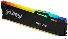 Оперативная память Kingston FURY Beast RGB 8ГБ DDR5 6000МГц KF560C36BBEA-8 Оперативная память Kingston FURY Beast RGB 8ГБ DDR5 6000МГц KF560C36BBEA-8