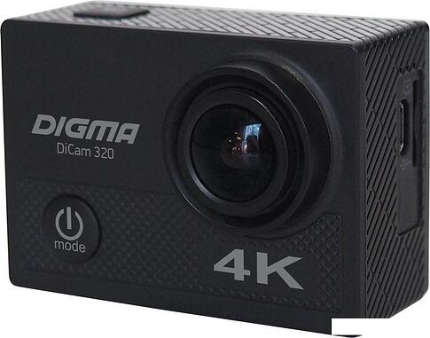 Экшен-камера Digma DiCam 320 DC320 (черный)