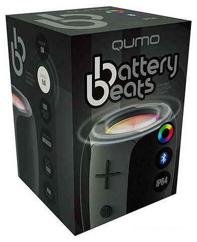 Беспроводная колонка QUMO BatteryBeats (черный)