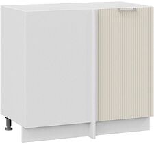 Шкаф напольный Трия Кимберли 1Н9У (белый/крем)