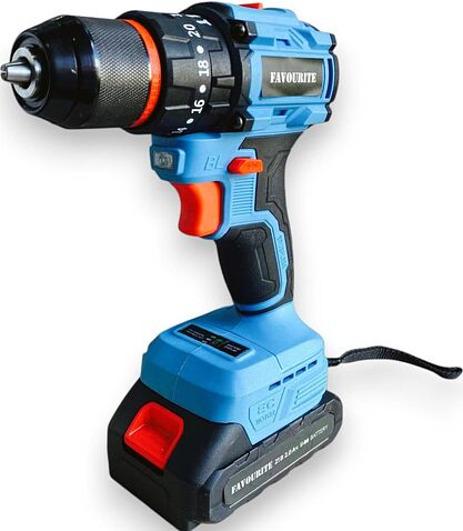 Дрель-шуруповерт Favourite ДАБ 21 303802102 (с 2-мя АКБ, кейс)