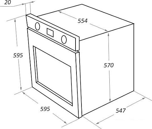Духовой шкаф MAUNFELD EOEM.769B