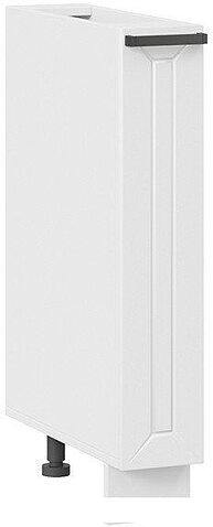 Шкаф напольный Трия Лорас 1Н15К (белый/холст белый)