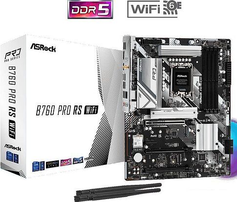 Материнская плата ASRock B760 PRO RS WiFi