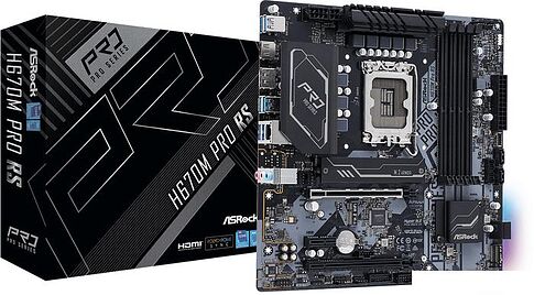 Материнская плата ASRock H670M Pro RS