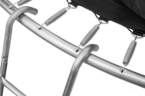 Батут Alpin Inside 3.12 м с защитной сеткой и лестницей