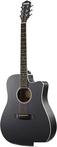 Акустическая гитара Donner DAG-1CB Black (с комплектом аксессуаров)