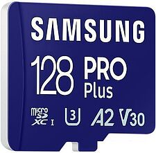 Карта памяти Samsung PRO Plus microSDXC 128GB MB-MD128SA/EU (с адаптером) Карта памяти Samsung PRO Plus microSDXC 128GB MB-MD128SA/EU (с адаптером)
