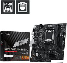 Материнская плата MSI Pro A620AM-B EVO
