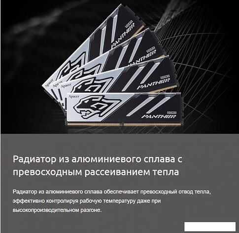 Оперативная память Apacer Panther 2x16ГБ DDR5 6000 МГц AH5U32G60C5127BAA-2