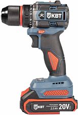 Дрель-шуруповерт КВТ Профи DB-20-13 (с 2-мя АКБ, кейс)