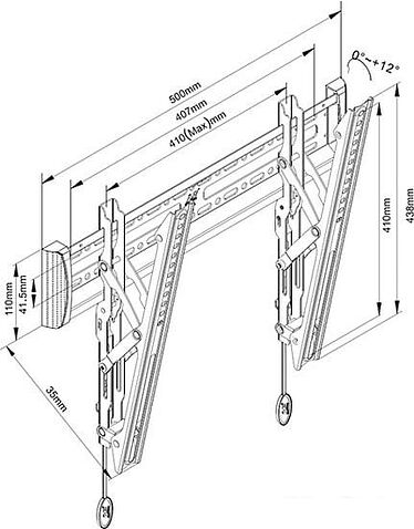 Кронштейн Onkron TM5