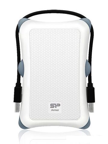Внешний жесткий диск Silicon-Power Armor A30 1TB White (SP010TBPHDA30S3W)