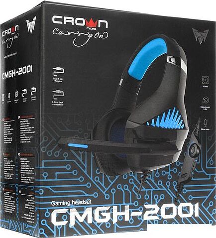 Наушники CrownMicro CMGH-2001