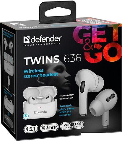 Наушники Defender Twins 636