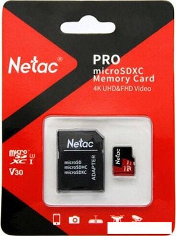 Карта памяти Netac P500 Extreme Pro 32GB NT02P500PRO-032G-R (с адаптером)