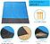 Палатка пляжная Sundays ZC-TT044 с туристическим ковриком Coyote C0007456C (синий/серый)