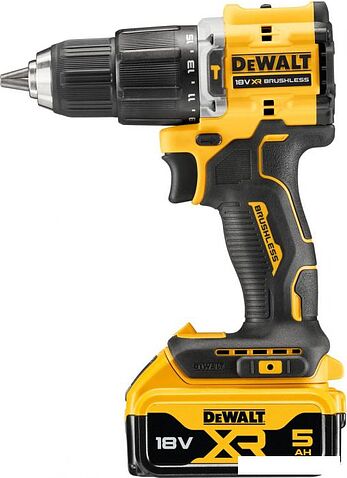 Ударная дрель-шуруповерт DeWalt DCD100YP2T (с 2-мя АКБ 5 Ач, кейс)