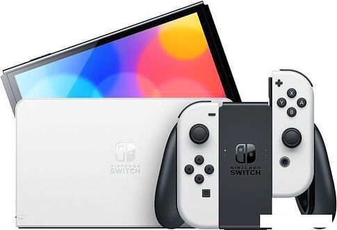 Игровая приставка Nintendo Switch OLED (белый)