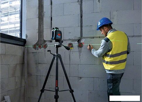 Лазерный нивелир Bosch GLL 2-20 G Professional 0601065000 (сумка, держатель, 4xAA)