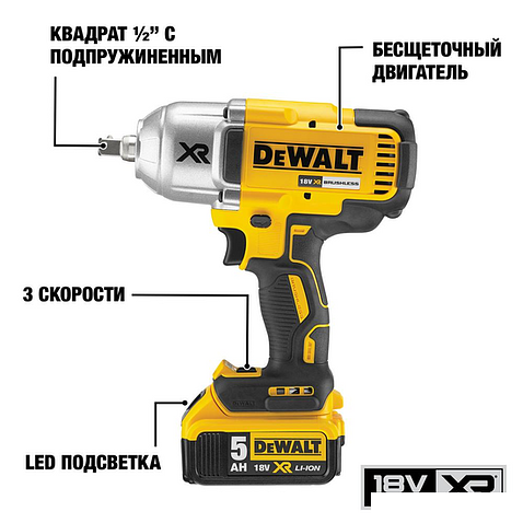 Гайковерт DeWalt DCF899NT (без АКБ)