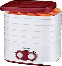 Сушилка для овощей и фруктов Marta MT-1945 (красный гранат) Сушилка для овощей и фруктов Marta MT-1945 (красный гранат)