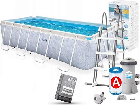 Каркасный бассейн Intex Chevron Prism Frame 26780 (400х200 см)