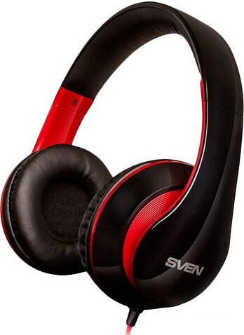 Наушники с микрофоном SVEN AP-940MV (черный/красный)