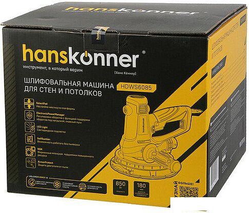 Шлифмашина для стен и потолков Hanskonner HDWS6085