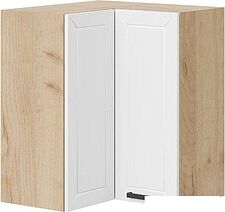 Шкаф навесной Трия Лорас 1В6УП (дуб крафт золотой/холст белый)