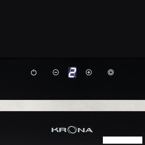 Кухонная вытяжка Krona Domenika 600 S (черный/нержавеющая сталь)