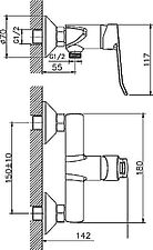 Гигиенический душ Haiba HB55556