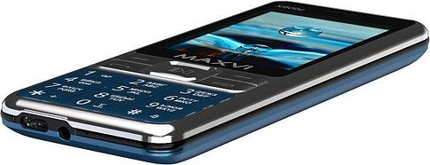 Кнопочный телефон Maxvi X900c (синий)