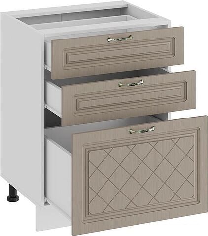 Шкаф напольный Трия Бьянка 1Н6Я3 (дуб кофе)