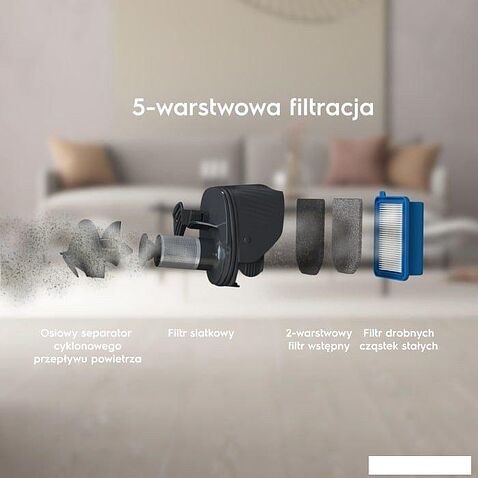 Вертикальный пылесос с влажной уборкой Electrolux ES52B25WET