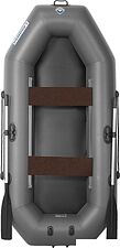 Моторно-гребная лодка Лоцман Гребная под мотор стандарт ЛС-240 (серый)