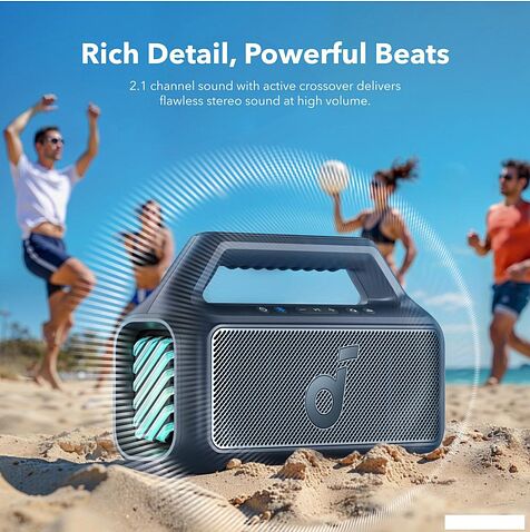 Беспроводная колонка Anker Soundcore Boom 2 (синий)