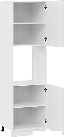 Шкаф напольный Трия Тиана 1П6 (белый/белый супермат)