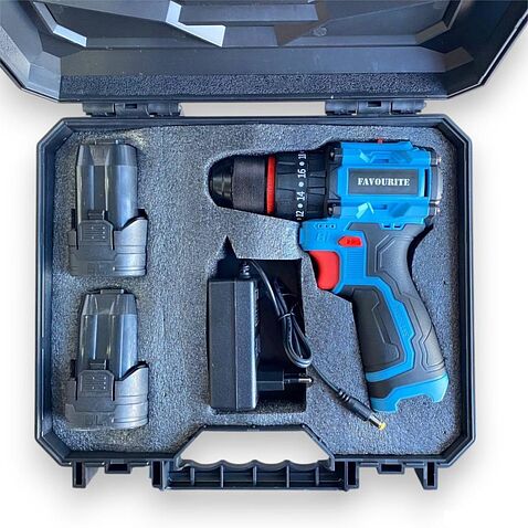 Дрель-шуруповерт Favourite ДАБ 16 303301602 (с 2-мя АКБ, кейс)