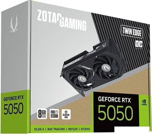 Видеокарта ZOTAC Gaming GeForce RTX 5050 Twin Edge OC ZT-B50500H-10M