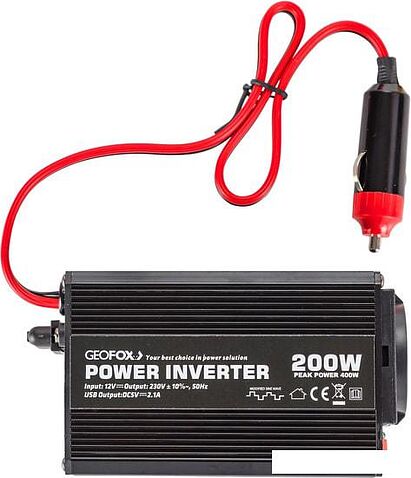 Автомобильный инвертор GEOFOX M 200W