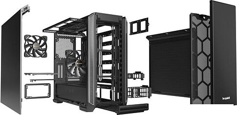 Корпус be quiet! Silent Base 601 BG027 (черный/серебристый)