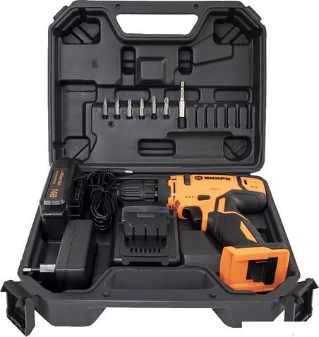 Дрель-шуруповерт Вихрь ДА-К16/2А (с 2-мя АКБ, кейс)