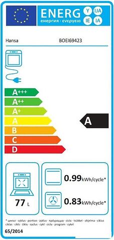 Электрический духовой шкаф Hansa BOEI69423