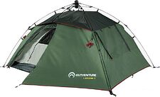 Треккинговая палатка Outventure 1 Second Tent 3 (зеленый)