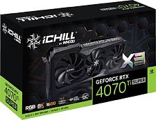 Видеокарта Inno3D GeForce RTX 4070 Ti Super iChill X3 C407TS3-166XX-186148H Видеокарта Inno3D GeForce RTX 4070 Ti Super iChill X3 C407TS3-166XX-186148H