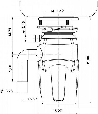 Измельчитель пищевых отходов ARFEKA FWD Medium